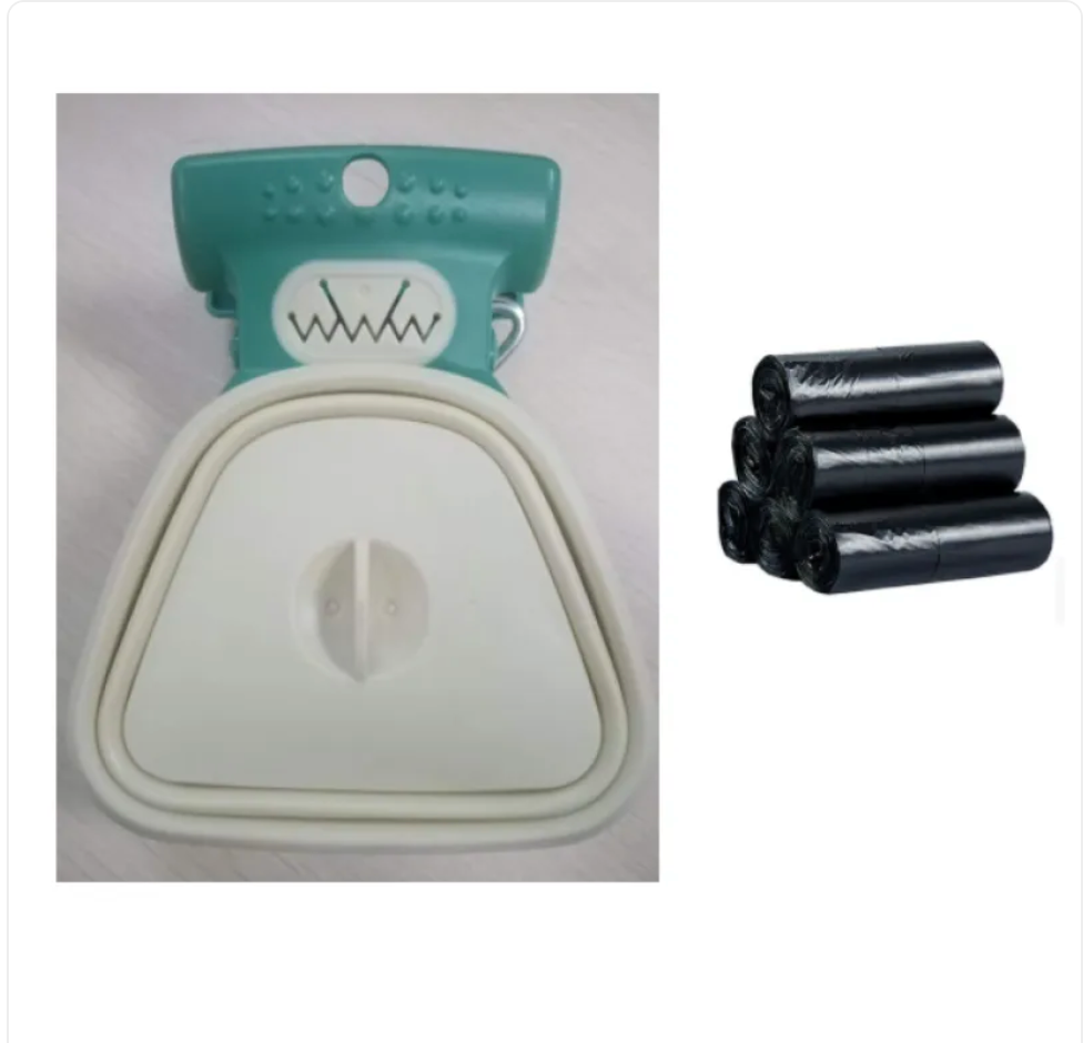 Pet Poop Bag Dispenser with Travel Spoon