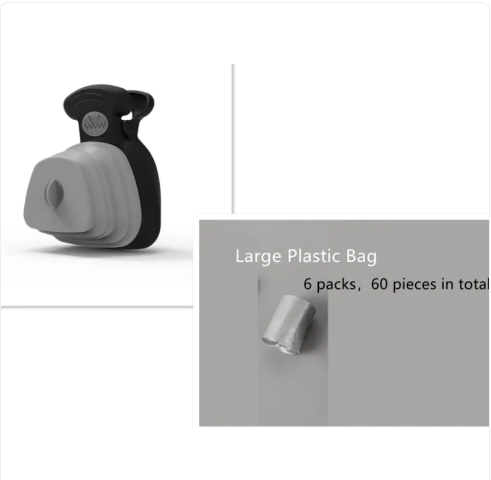 Pet Poop Bag Dispenser with Travel Spoon