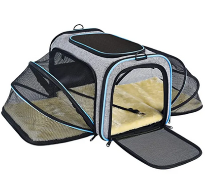 Foldable Soft-Sided Cat & Dog Carrier Bag